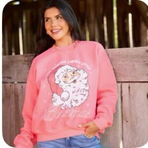NWT Pink Christmas Sweatshirt